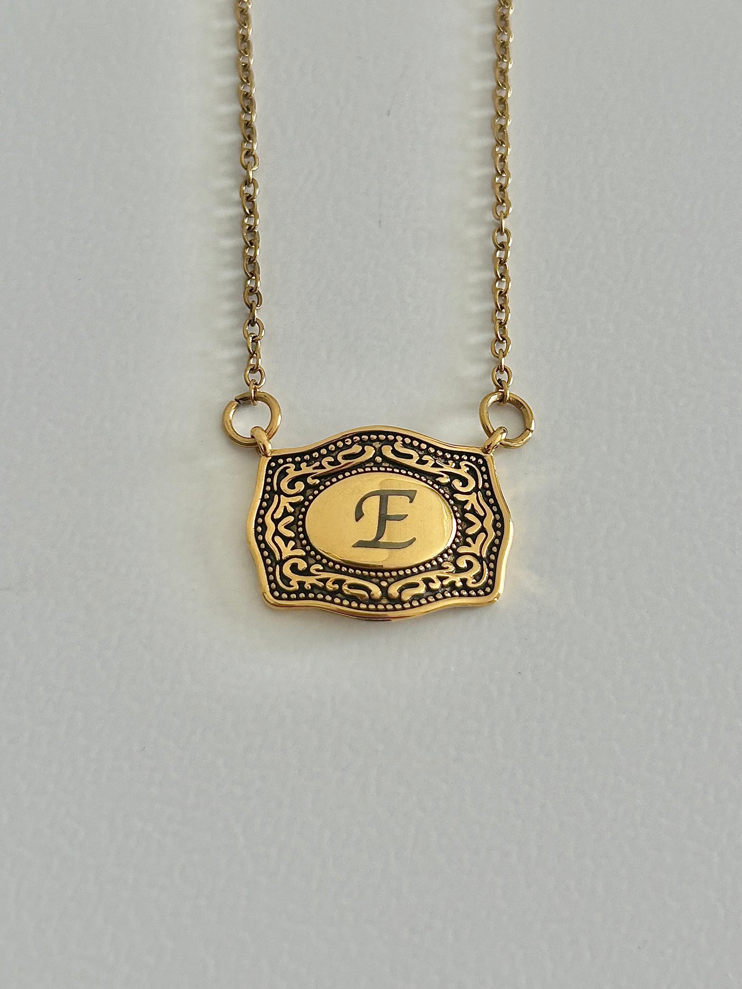 Engravable Buckle Necklace