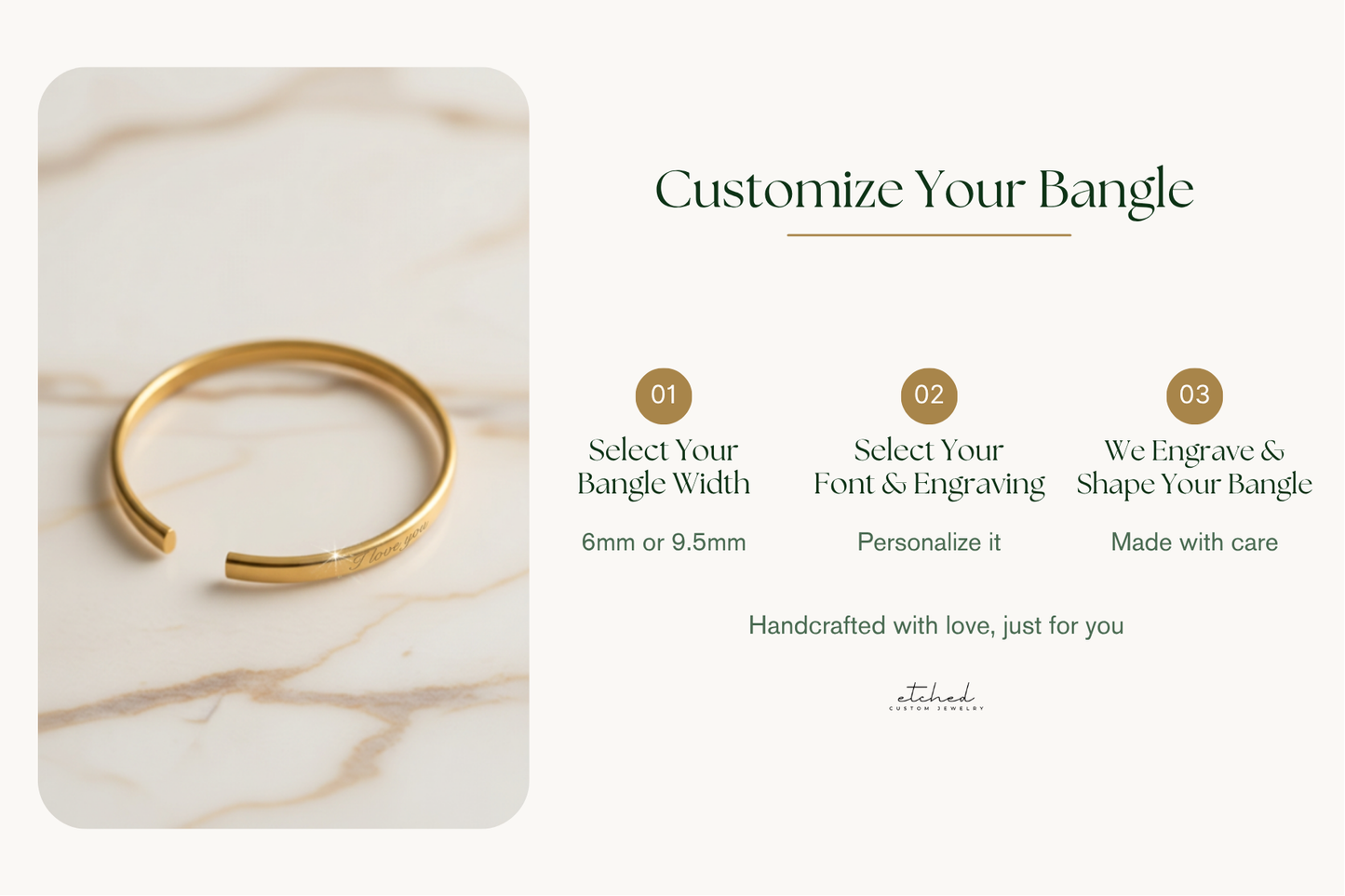 Engravable Harper Cuff